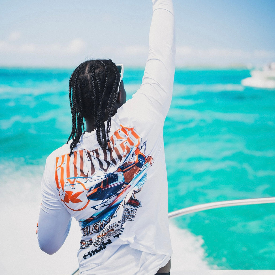 “ISLAND TOUR V3” RASH GUARD – ORANGE