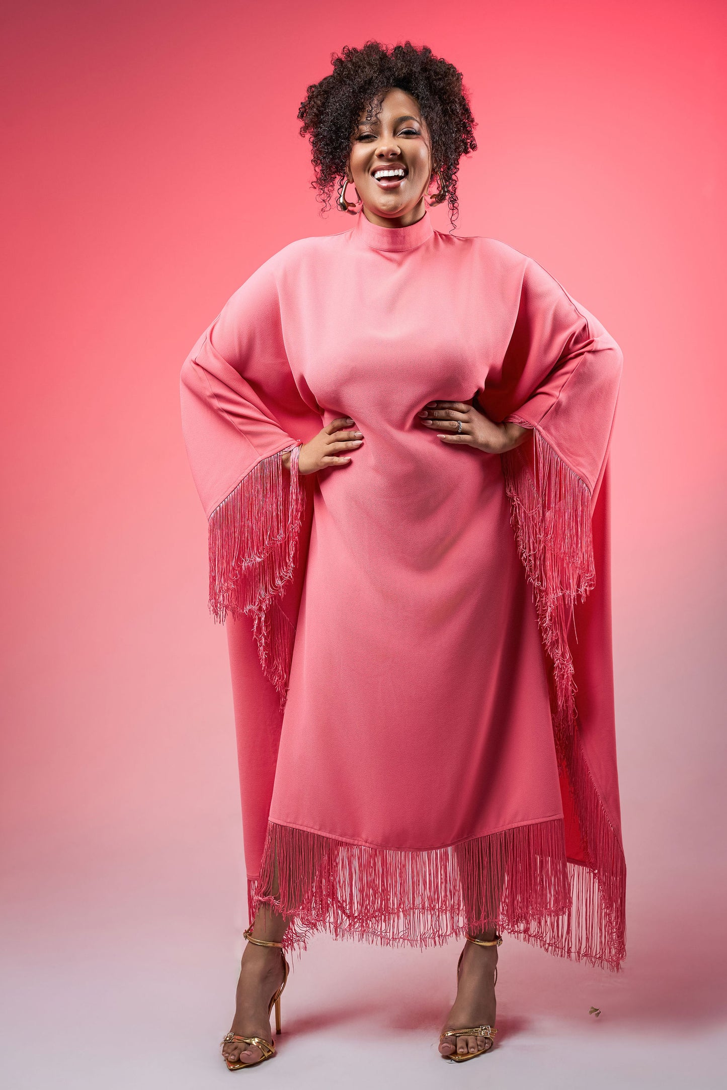 "PINK SAND" GRACE KAFTAN - HIBISCUS