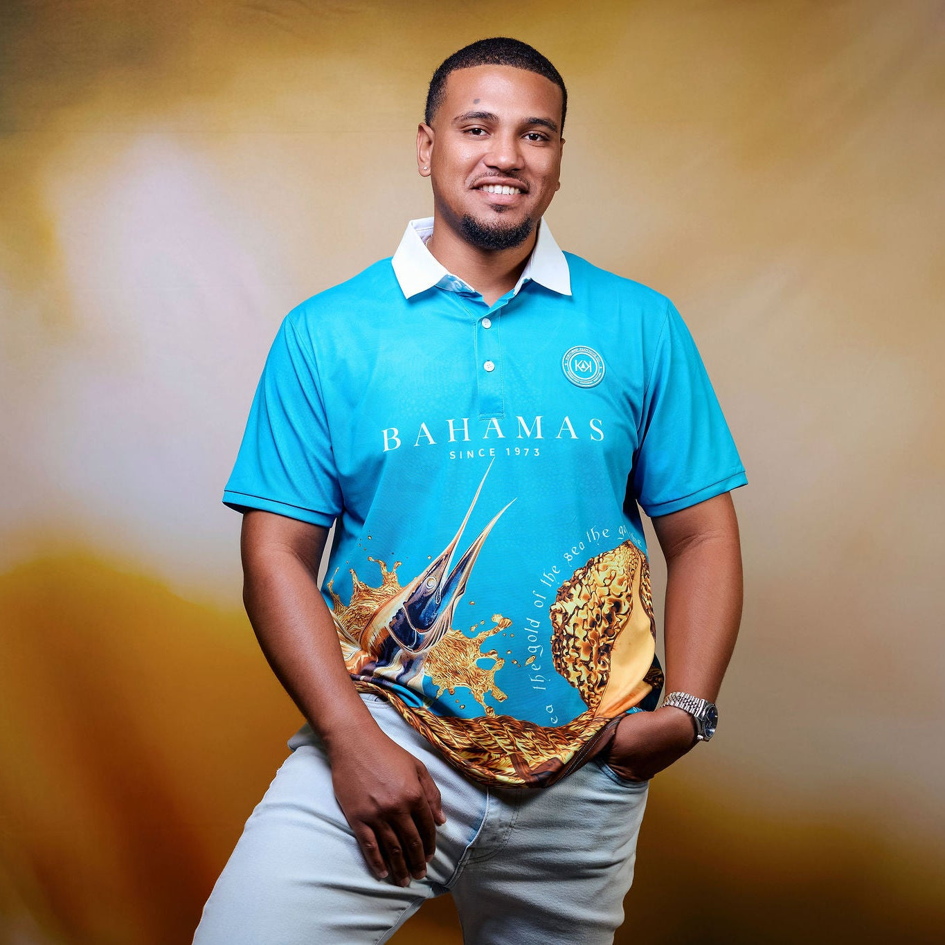 THE SEAFARER POLO - AQUA