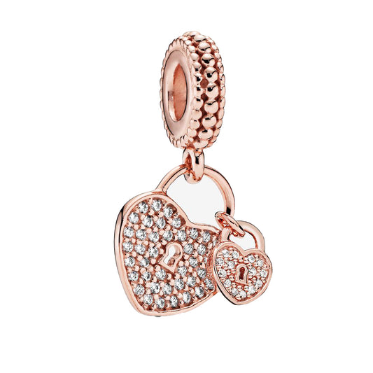 HEART'S KEY DANGLE CHARM