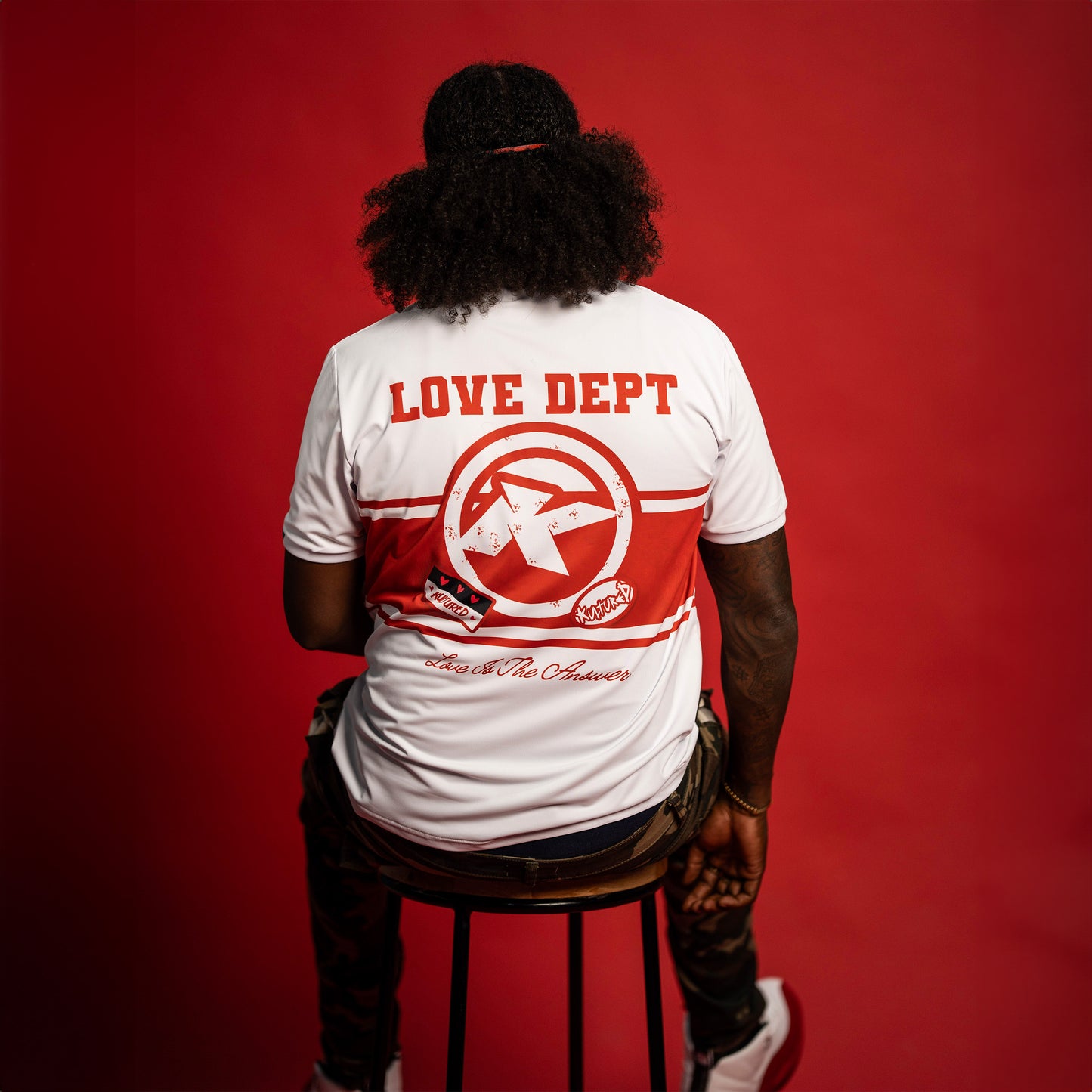 “LOVE DEPT.” POLO - WHITE