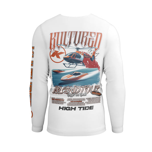 “ISLAND TOUR V3” RASH GUARD – ORANGE