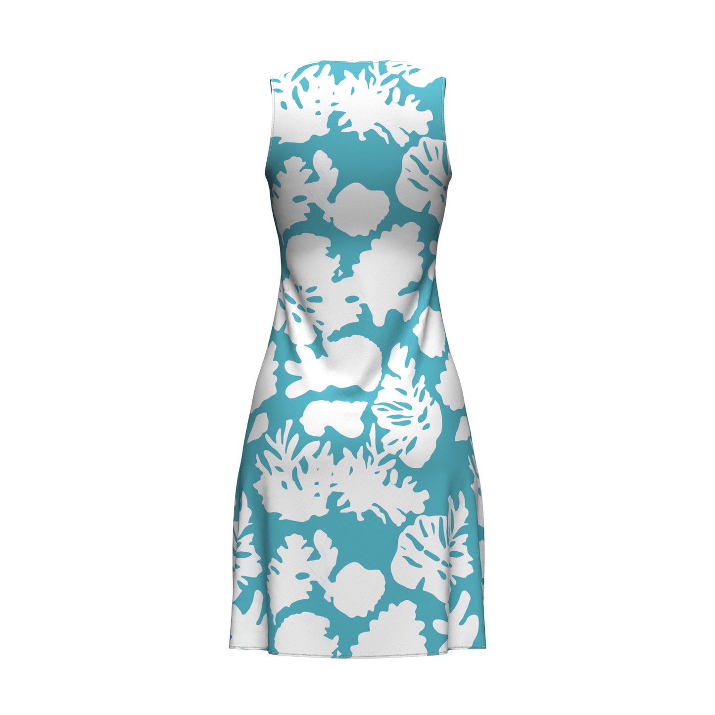 THE COASTLINE DRESS - AQUA