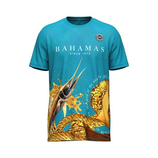 THE SEAFARER TEE - AQUA
