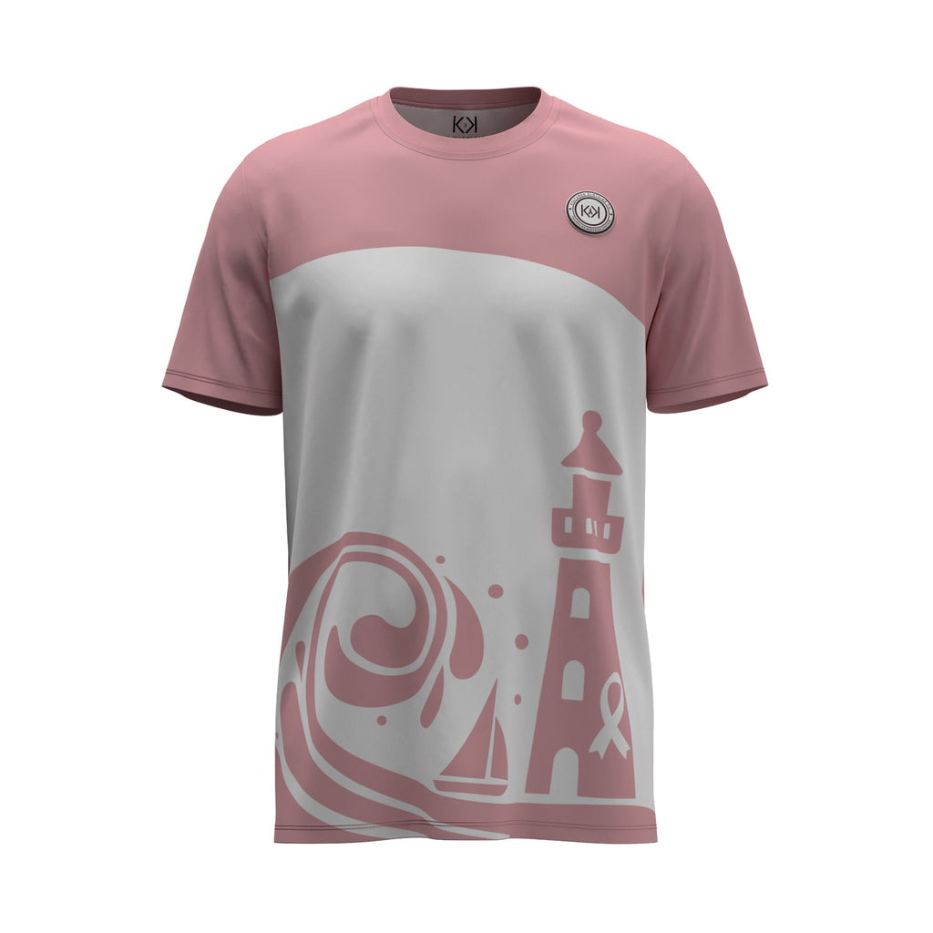 THE LIGHTHOUSE AWARENESS TEE - CORAL
