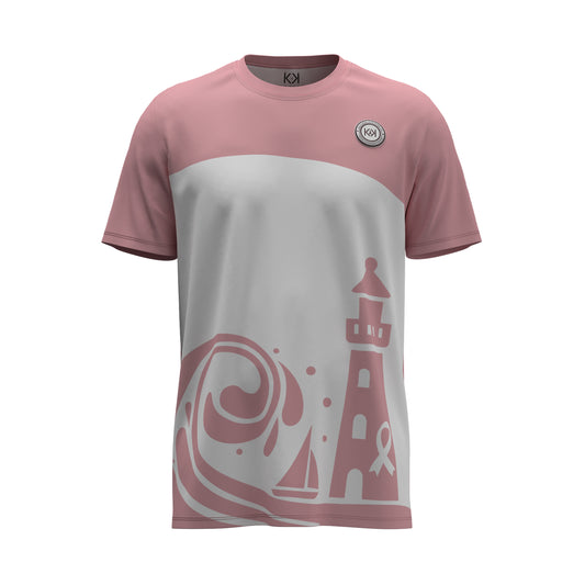 THE LIGHTHOUSE AWARENESS TEE - CORAL