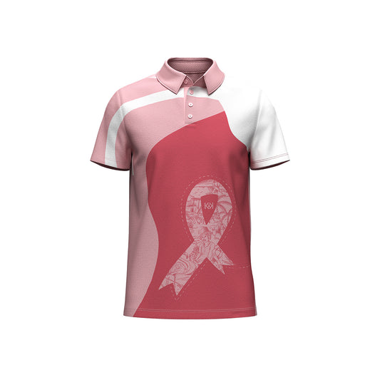 "PINK SAND" BREAST CANCER AWARENESS POLO