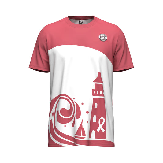 THE LIGHTHOUSE AWARENESS TEE - HIBISCUS