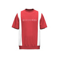"PINK SAND" COLOR BLOCK TEE - HIBISCUS