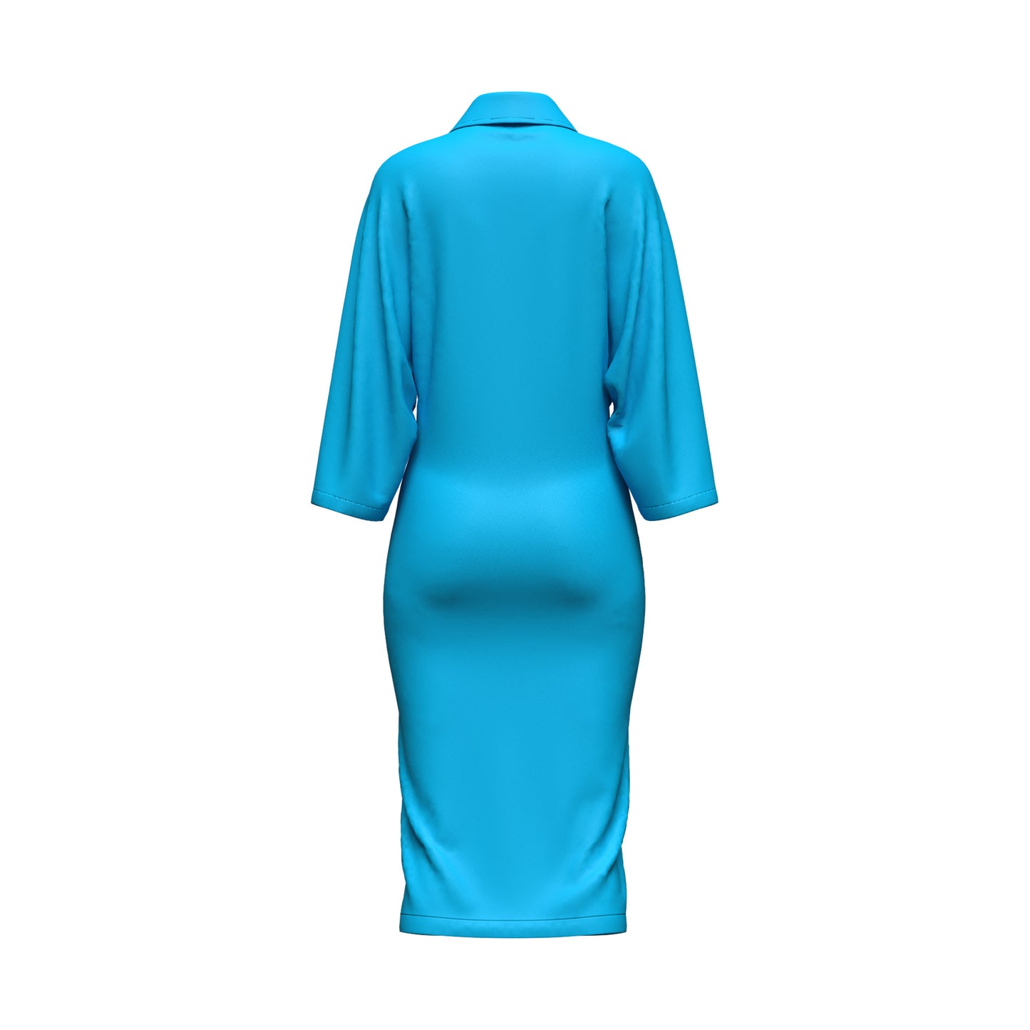 THE DRIFT DRESS - AQUA (LONG)
