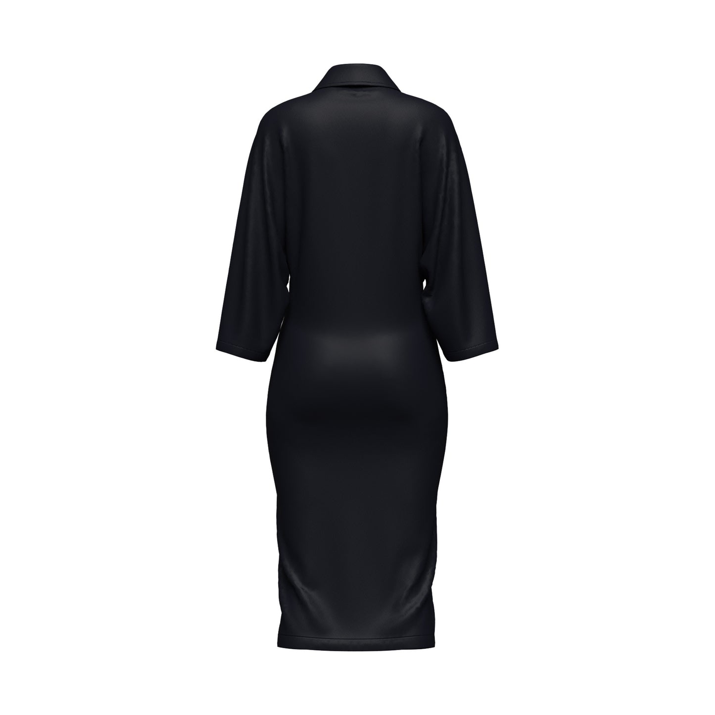 THE DRIFT DRESS - BLACK (LONG)
