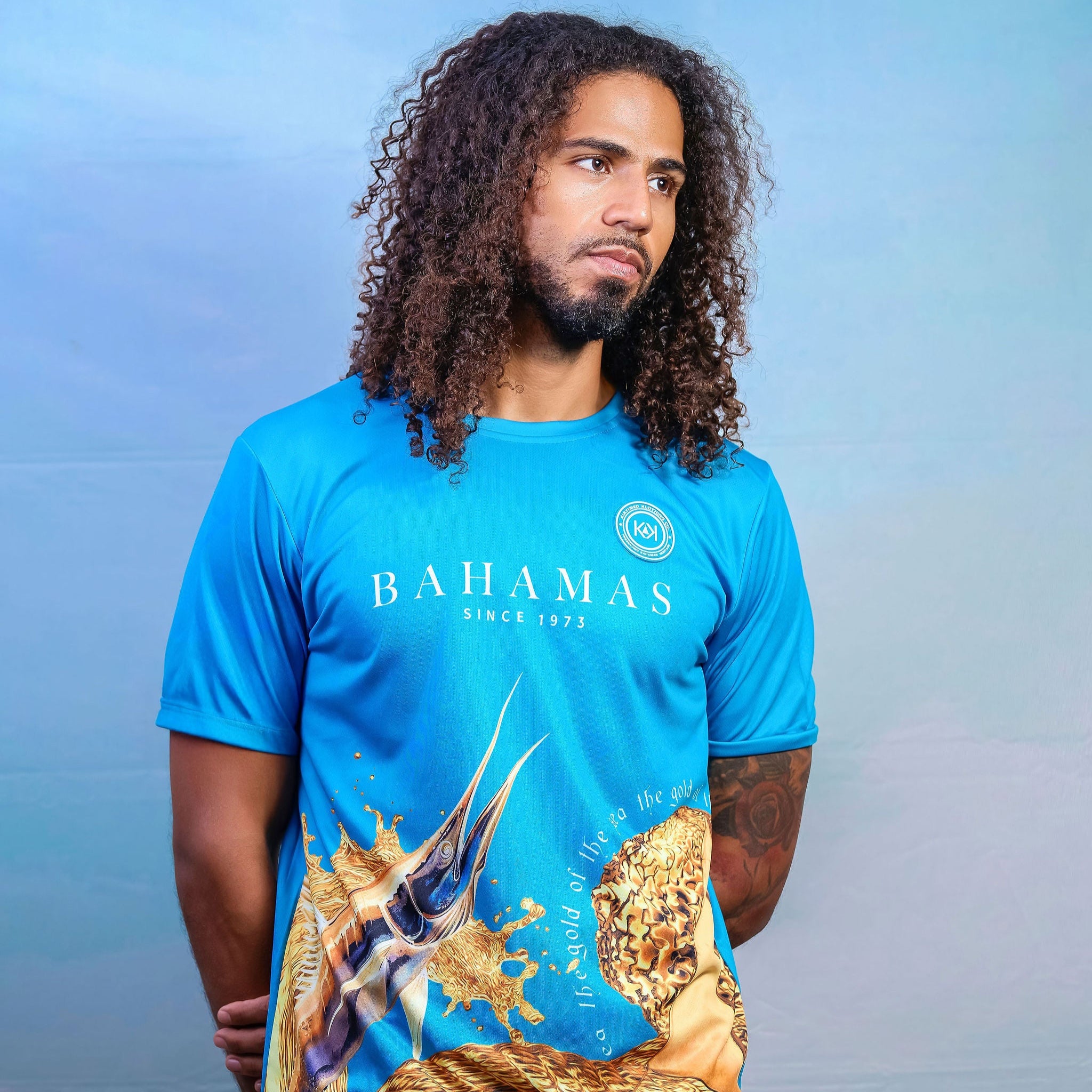THE SEAFARER TEE - AQUA