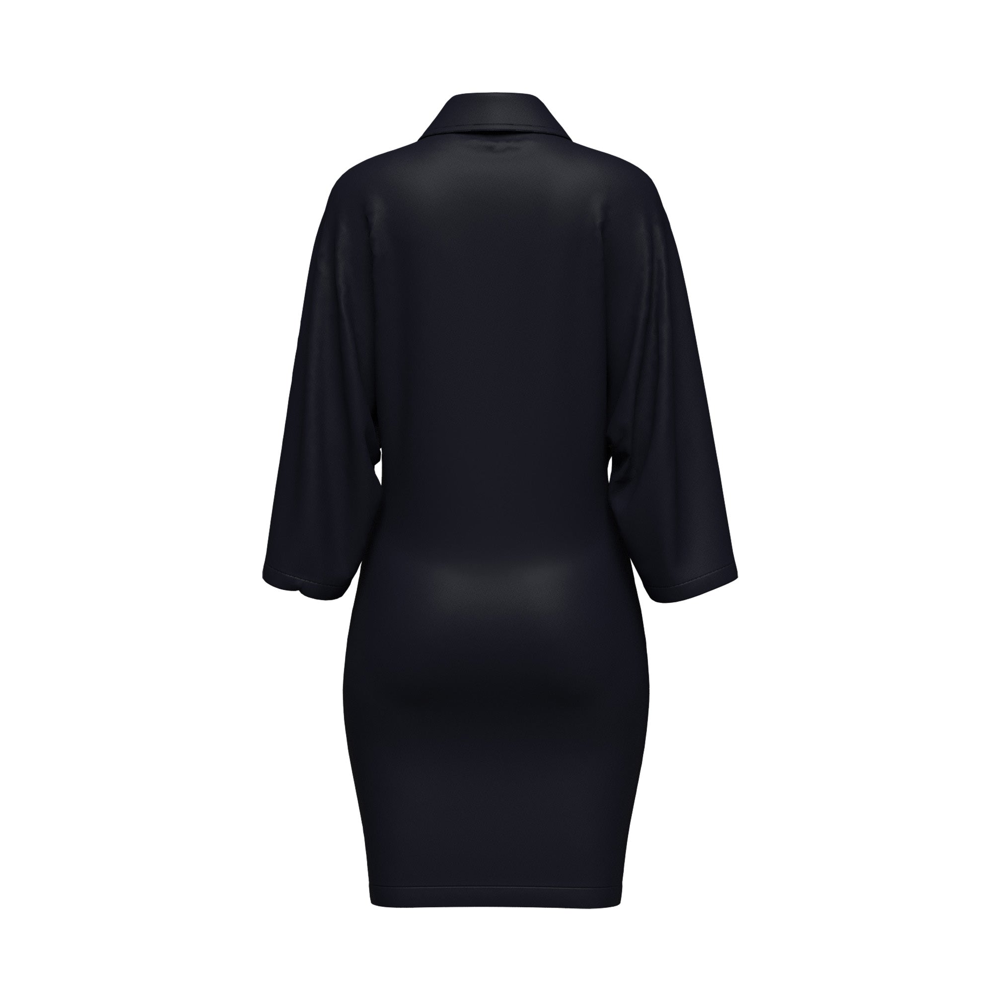 THE DRIFT DRESS - BLACK (SHORT)
