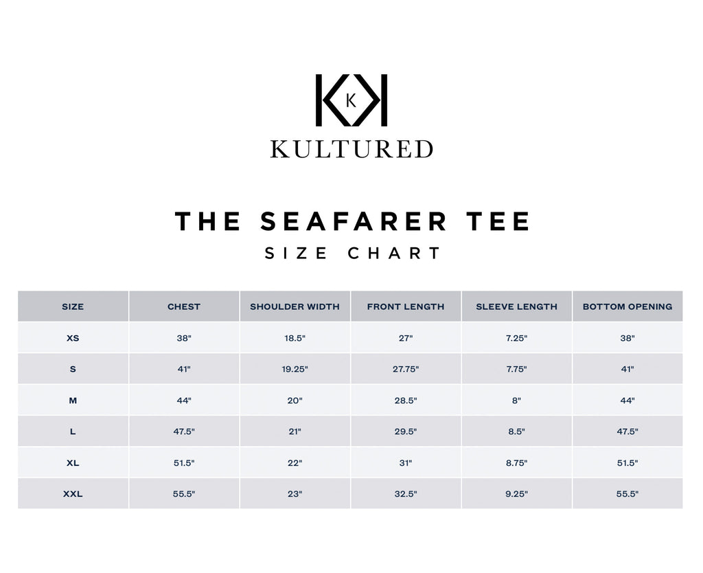 THE SEAFARER TEE - AQUA